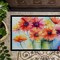 Edge Collections - 24" x 36" - Multicolor - Gerbera Daisies Doormat Indoor Outdoor Rug Non Slip Washable - 1 Piece